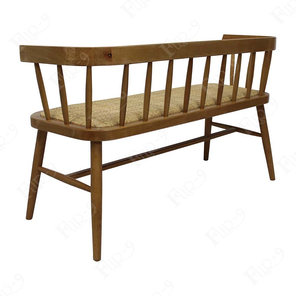 โครงไม้บีช ที่นั่งหวายสาน