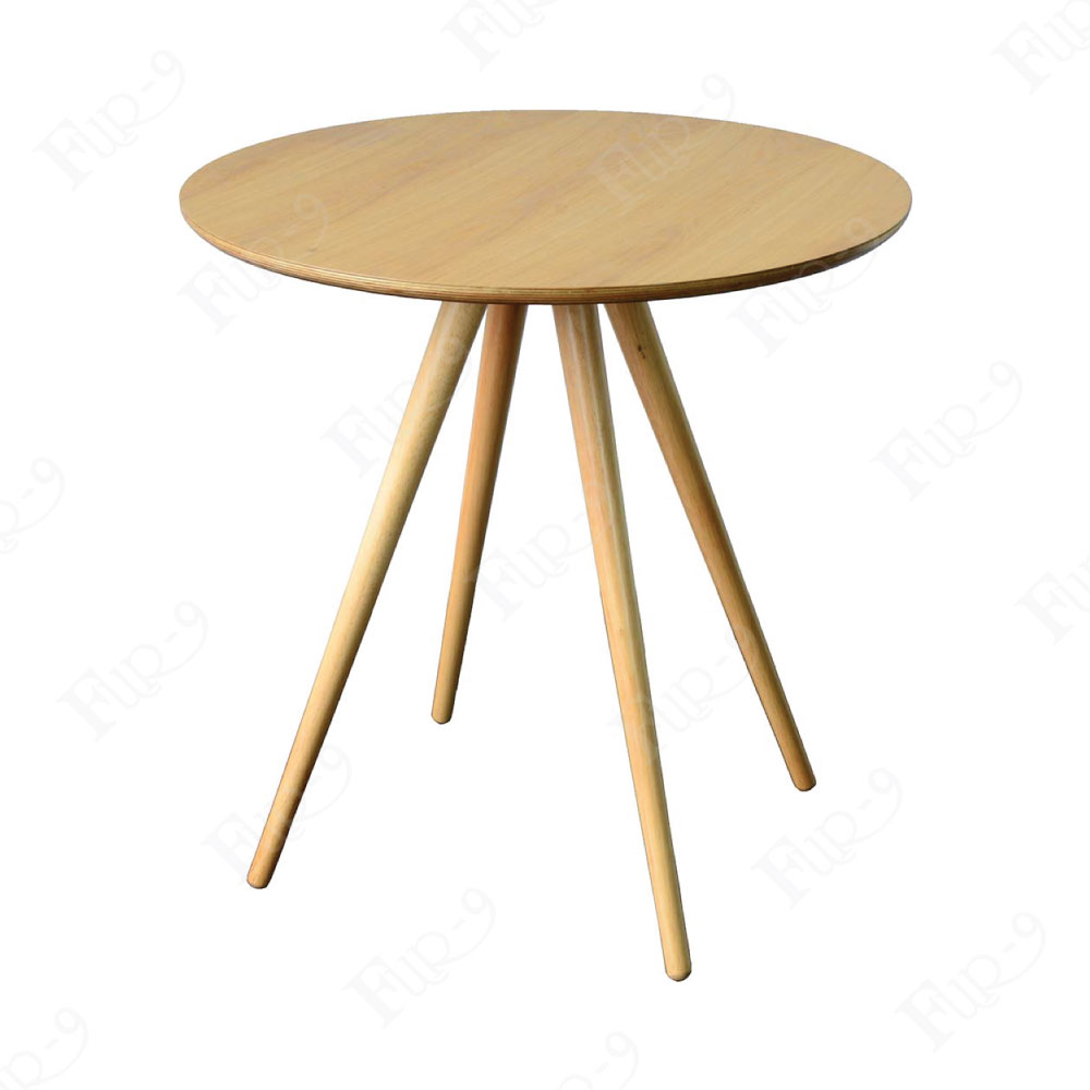 โต๊ะไม้ ปิดผิว Wood Veneer ขาไม้บีช