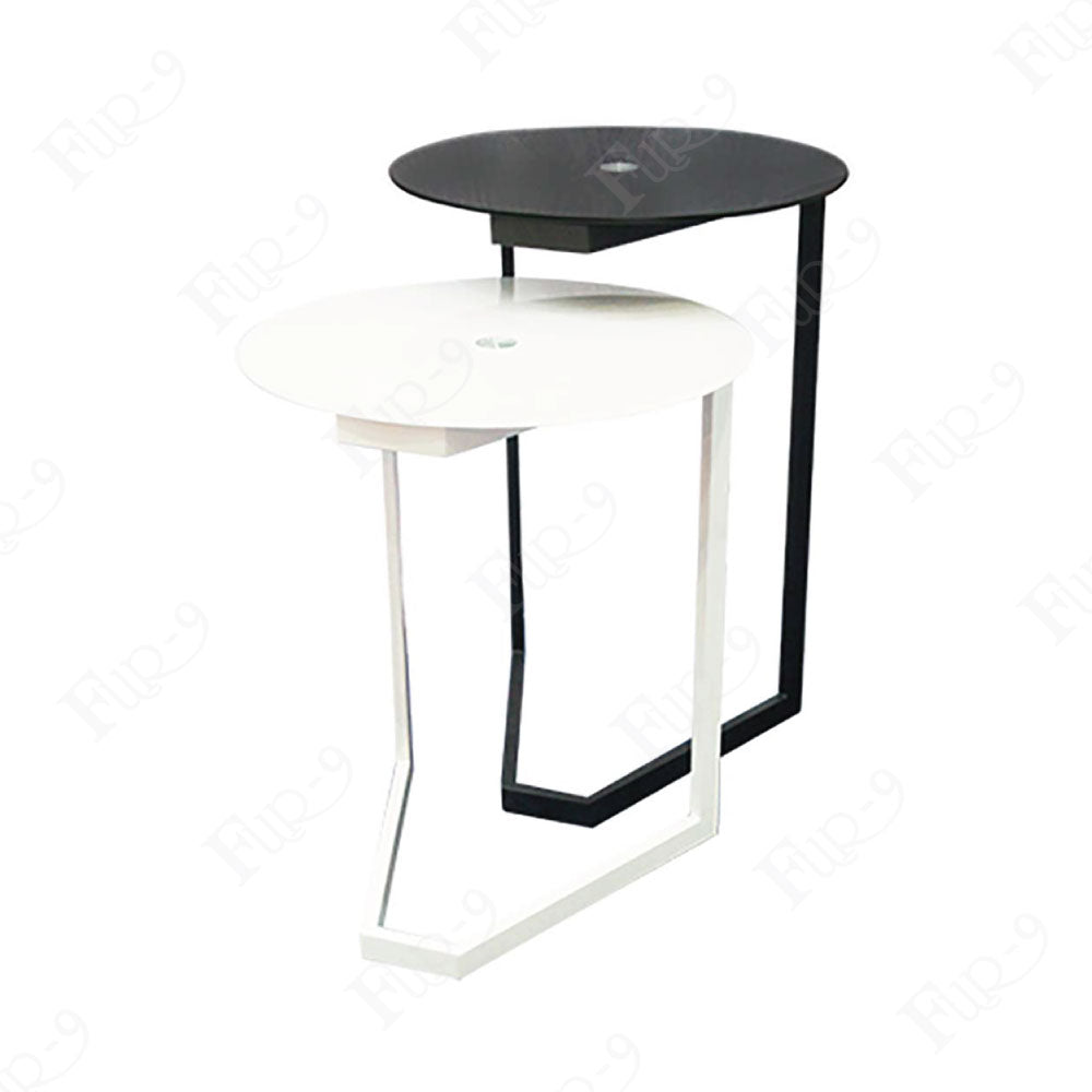 TOP กระจก 6mm. ขาเหล็กเคลือบ Powder Coat